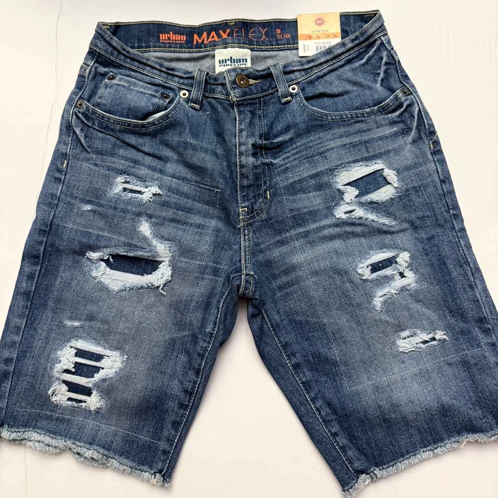 New men's urban pipeline size 29 slim max flex shorts